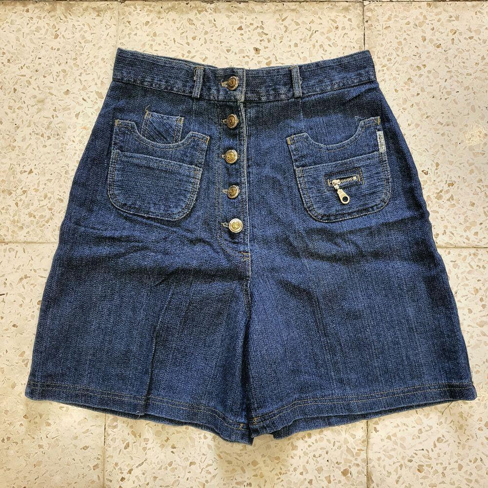 AB celana pendek cewek denim jeans biru preloved second bawahan wanita casual Remaja Dewasa Shorts
