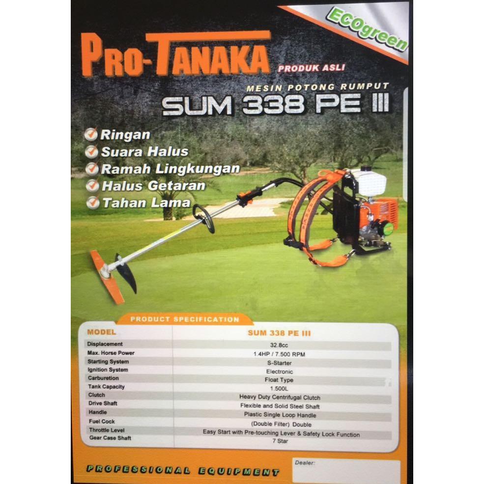 Mesin Potong Rumput TANAKA 2TAK 328 Mesin Potong Rumput PRO TANAKA 338