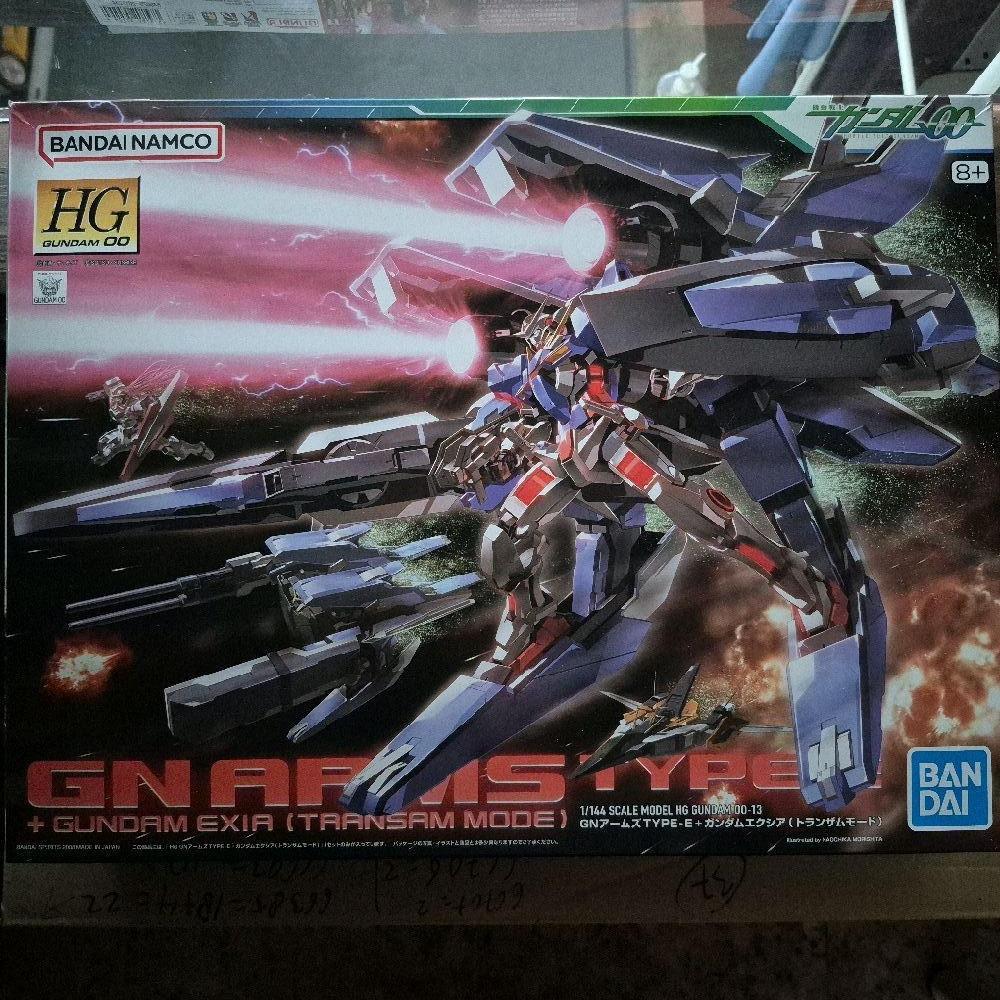 HG OO GN ARMS TYPE E + GUNDAM EXIA TRANSAM MODE BANDAI Toys