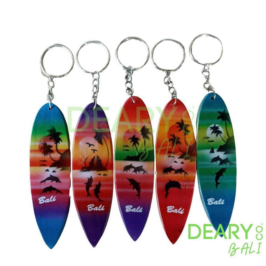 Gantungan Kunci Bali Papan Surfing / Gitar / Sandal | DEARY CO BALI