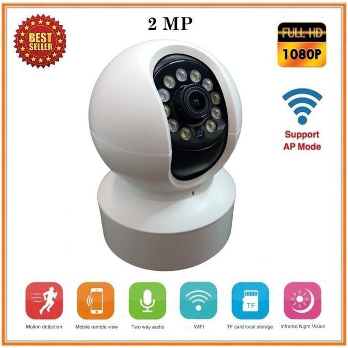 IP Camera HD 1080P Kamera IP Wireless P2P CCTV - Tanpa Memory