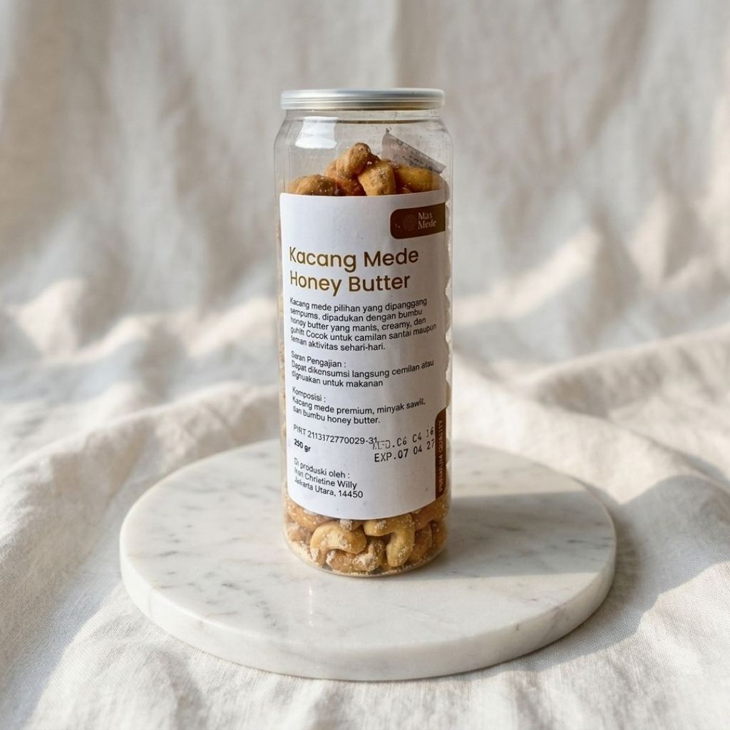 Max Mede - Healthy Snack Kacang Mede Panggang Rasa Honey Butter