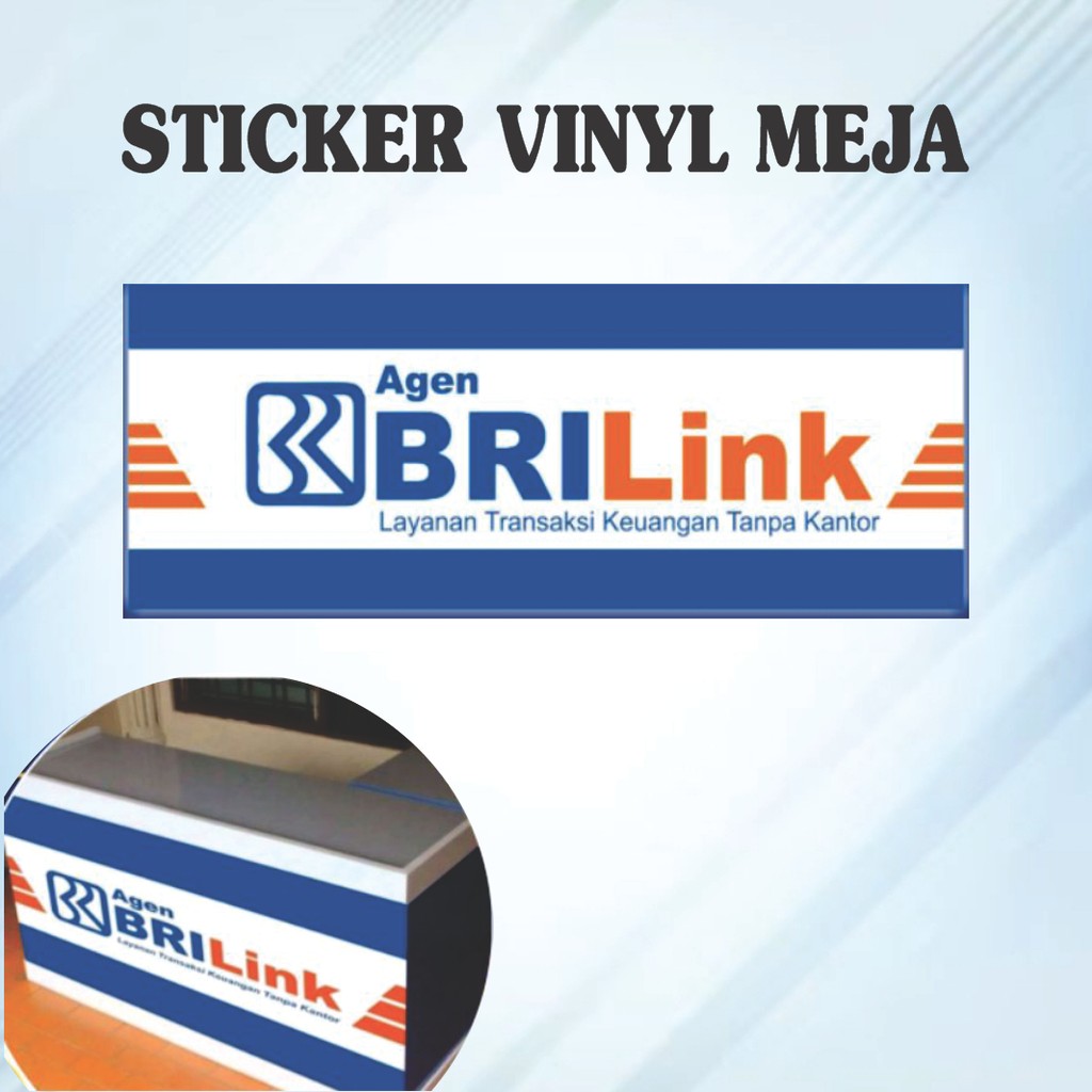 STIKER VINYL MEJA AGEN BRILINK