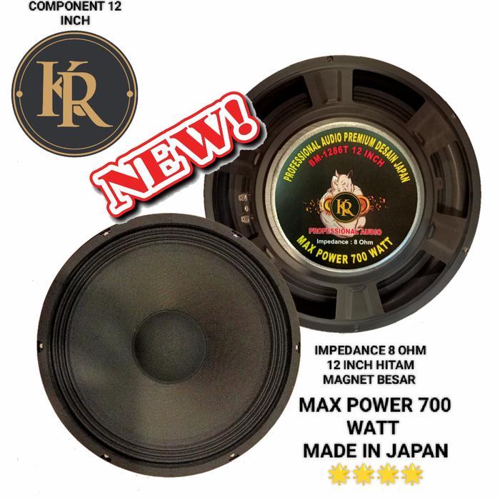 Speaker component KR 12 INCH CB full range magnet besar 700 watt