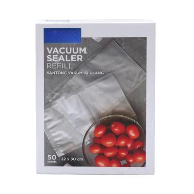 Kantong Plastik Vacuum Emboss Sealer Storage Bag 28x40 Cm isi 50 pcs EBS Sealers