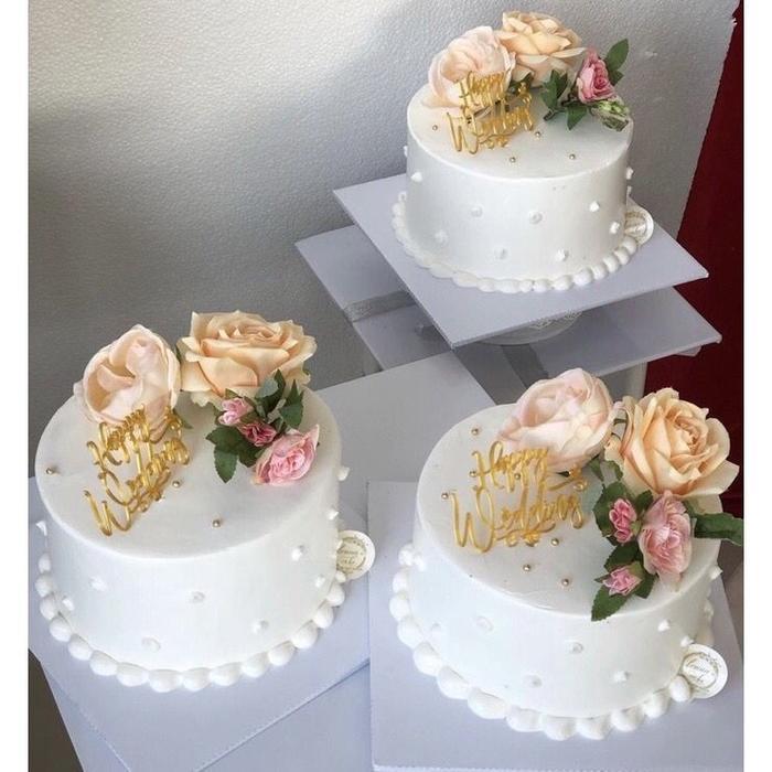 Promo Murah Topper Kue Happy Wedding Hiasan Kue Pernikahan Happy Wedding Terlaris