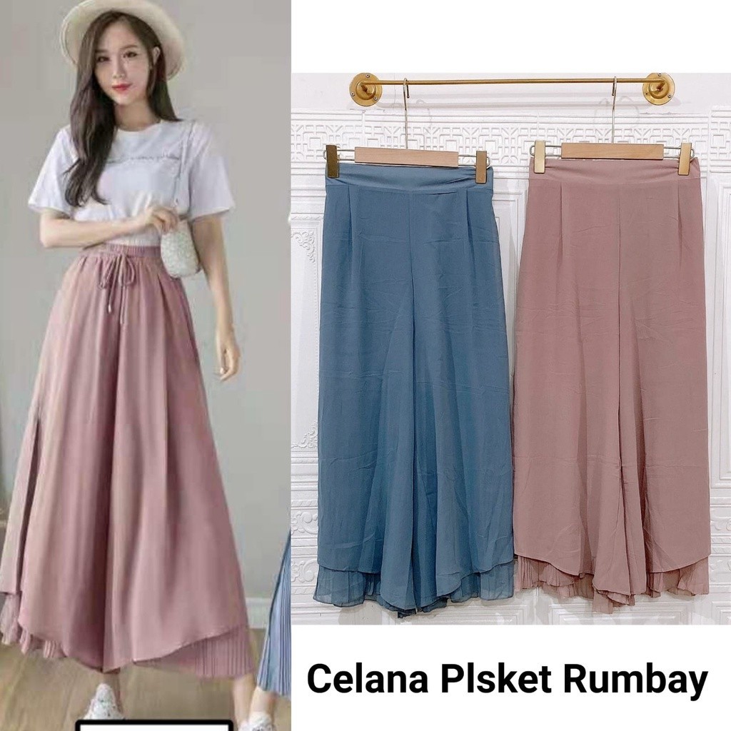 CELANA PLISKET RUMBAY C3097 DELVINAASHOP DELVINAA44
