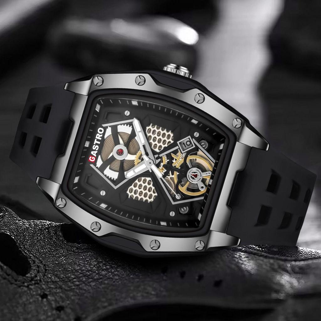 Gastro Jam Tangan Pria Sport D30 RM 4 Rubber Water Resistant 3 ATM Watches Waterproof.