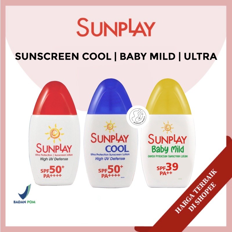 Sunplay Ultra Protection | Cool ultra Protection | Baby Mild Sunscreen 30g