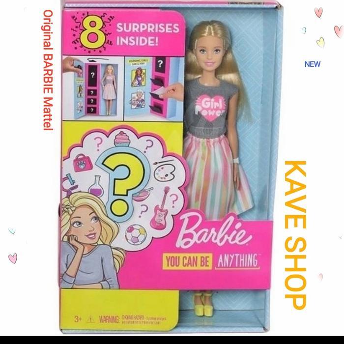 tabiyah hall | Barbie MATTEL Original Suprise Careers + 3 set baju 8 Surprises Inside Segel Baru Ori