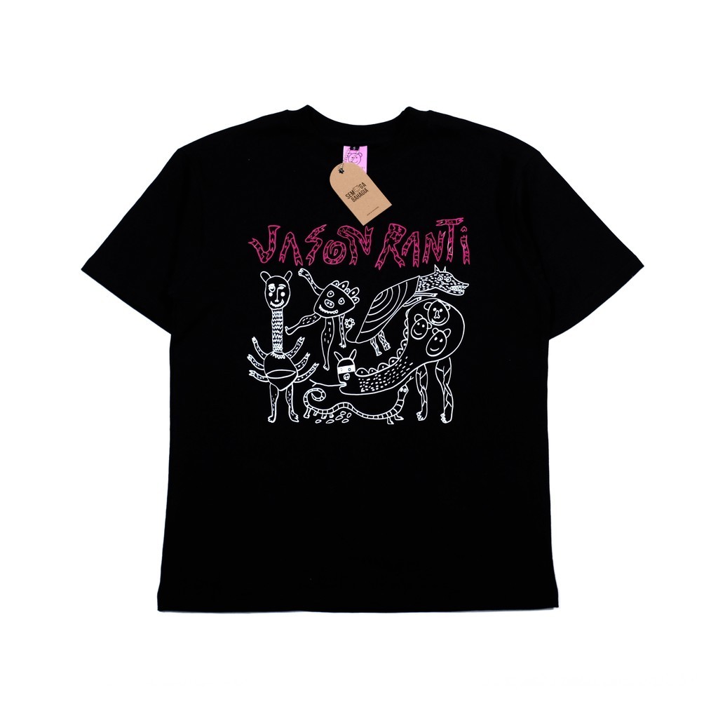 Tshirt JASON RANTI - NUMPANG KETAWA (black) Original