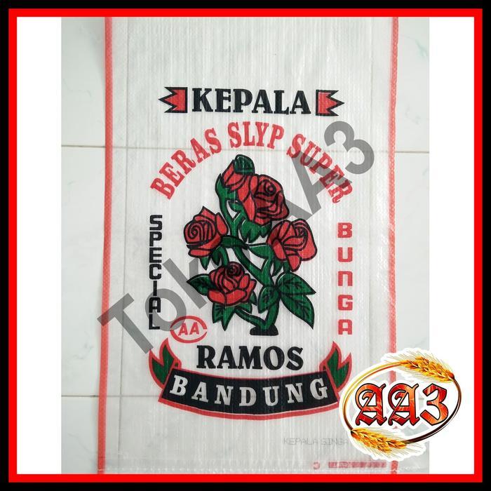 tokokarungaa3 Karung beras transparan merek Ramos Bandung 25kg (Per 10 lembar)