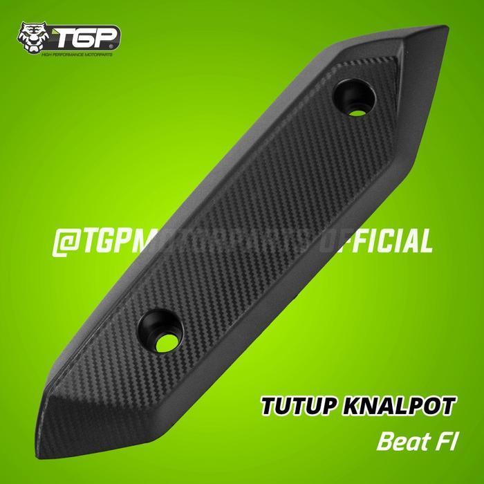 COVER TAMENG PELINDUNG KNALPOT BEAT FI 2013 2014 NON ESP HITAM ORI TGP