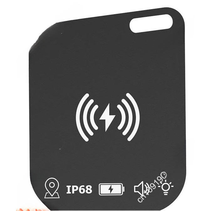 Wireless Charging Smart Tag Wallet Tracker For Suitcase Bag IPX68 Waterproof Tracker
