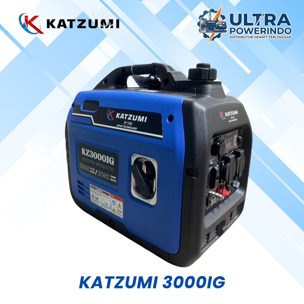 Genset Inverter Katzumi 2200 watt KZ3000IG Bensin