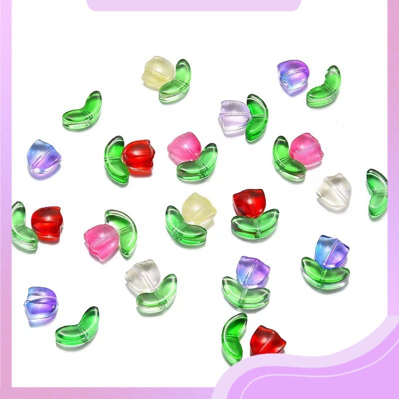 COD (10set/20pcs)Manik-Manik|Manik Bunga|Manik Kaca|Manik Manik Bunga|Manik Tulip|Manik Manik Bunga 