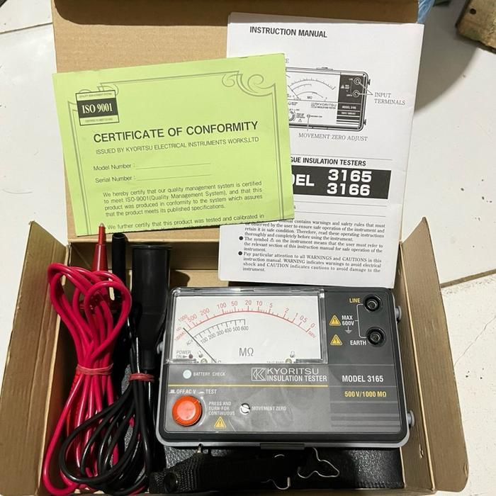Kyoritsu 3165 Analogue Insulation Tester