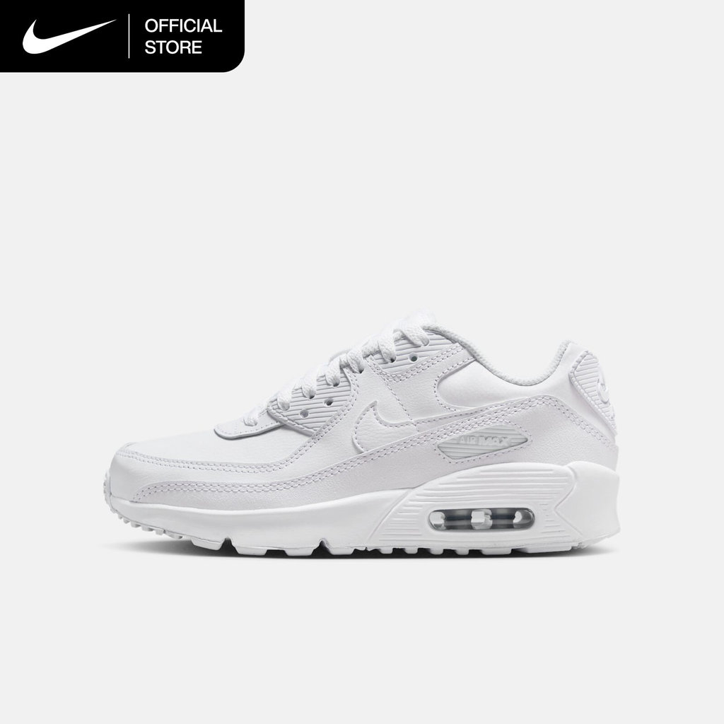 Nike Older Kids’ Air Max 90 LTR Shoes - White [CD6864-133]