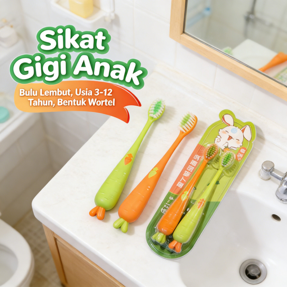 Gigi Bulu Sikat Bayi Sikat / Sikat Anak Gigi Bulu / Sikat Sikat Gigi Anak