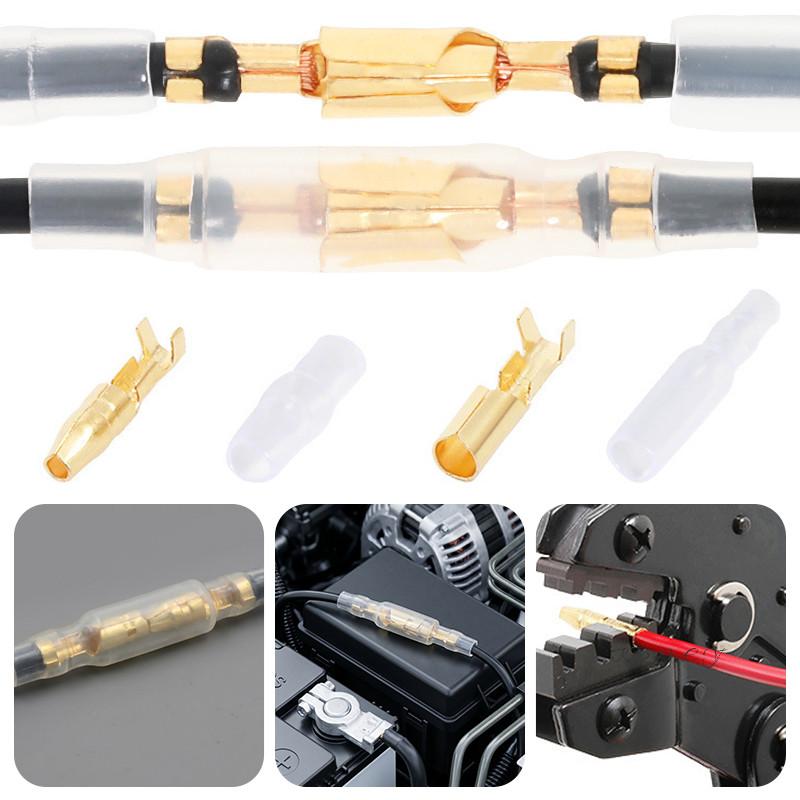 20PCS Sekun Skun kabel Motor Bulat variasi cowok Cewek + Karet cover soket kabel motor mobil sekun k