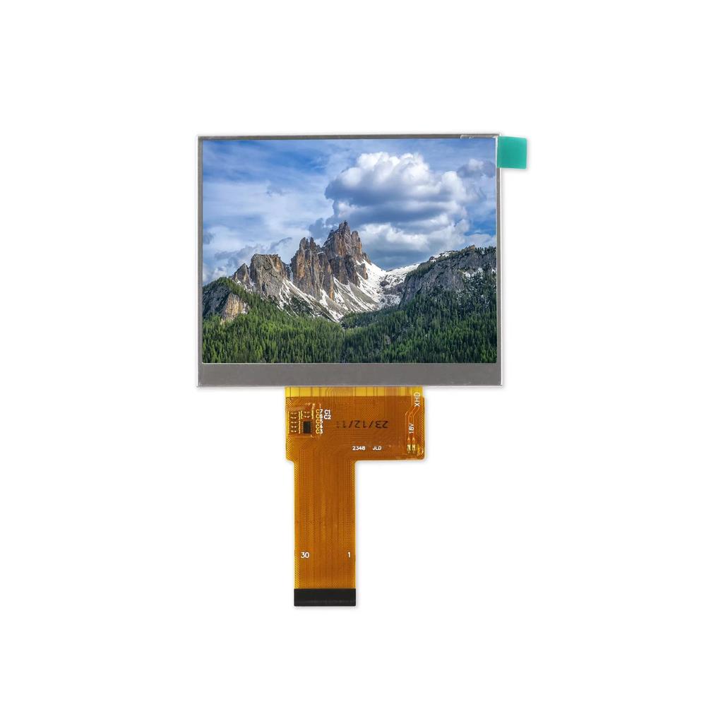 For R35S R36S 3.5-in Game Console HL-PGDM035HD-C-V2 Screen Lcd Screen splay without Cover Plate Repl