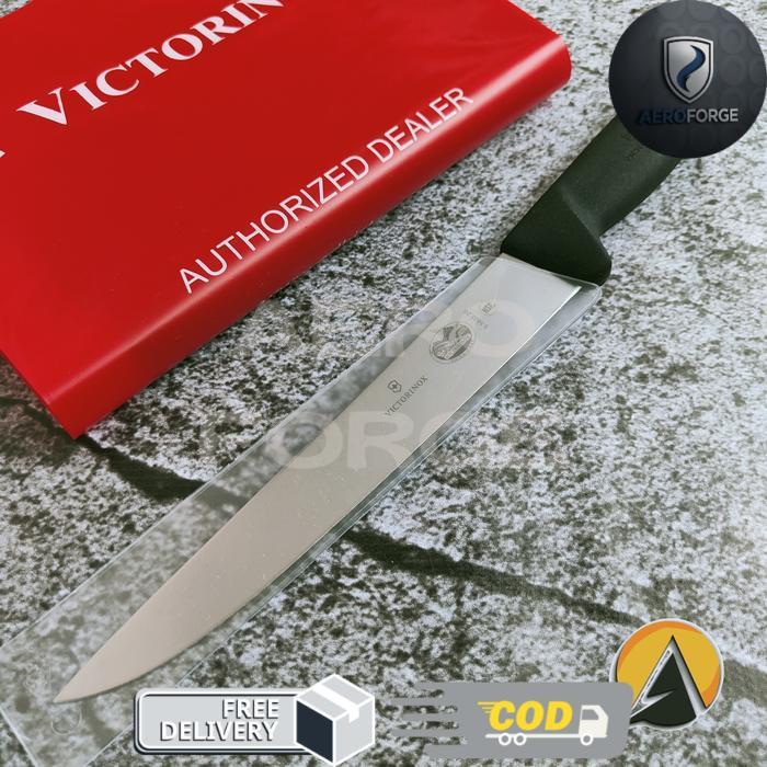 Pisau boning and sticking knife victorinox 20 cm yellow 5.5508.20 - Hitam