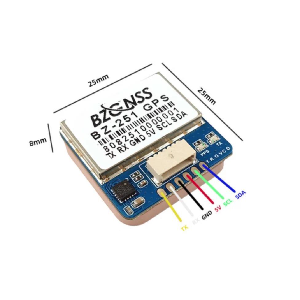 BZGNSS BZ121 BZ181 BZ251 Dual Protocol GPS Positioning Module Suitable FPV Out Of Control Rescue Fix