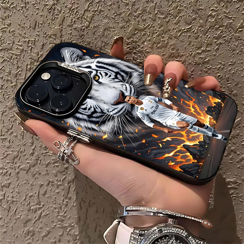 Casing Cristiano Ronaldo Dengan Harimau Putih Cocok Untuk Redmi 9A 12C 10C 9T 10 Prime 10X 9c NFC 9i