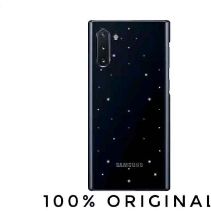 Samsung Note 10 Plus LED COVER ORIGINAL CASE CASING KESING LAMPU - Putih Note 10