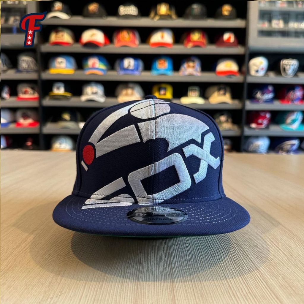 Topi New Era Chigago White Sox Big Logo 9FIFTY Hat Original