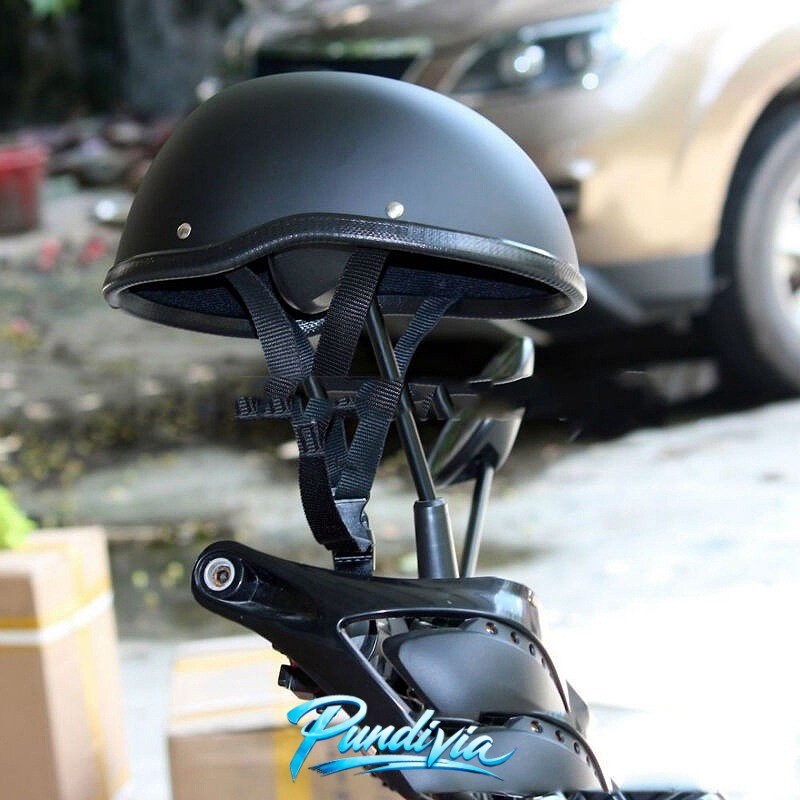 PUNDIVIA Helm Harley Davidson Original Half Helmet Topi Keledar Motosikal Electric Car Helmet Helm R