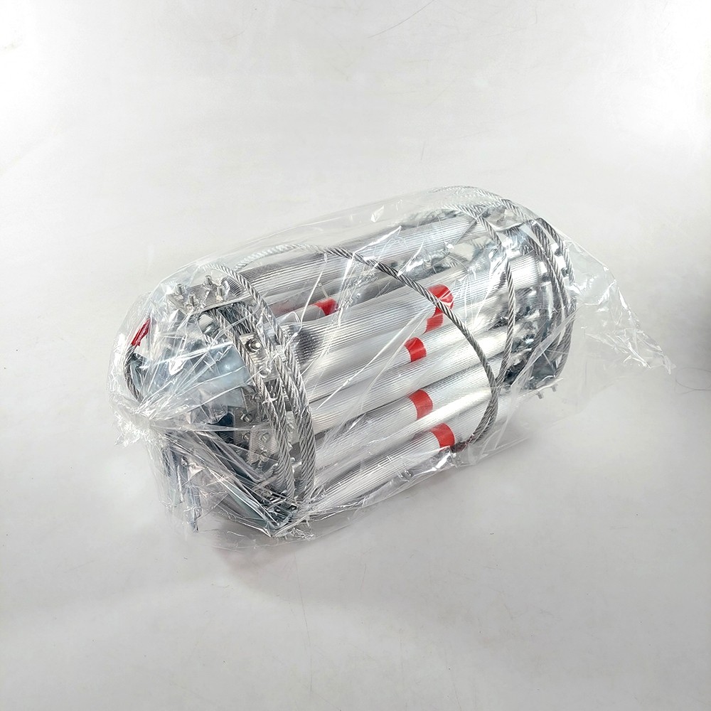 HUMBLE Tangga Darurat Gantung Steel Wire Fire Escape Ladder  HB111 Silver