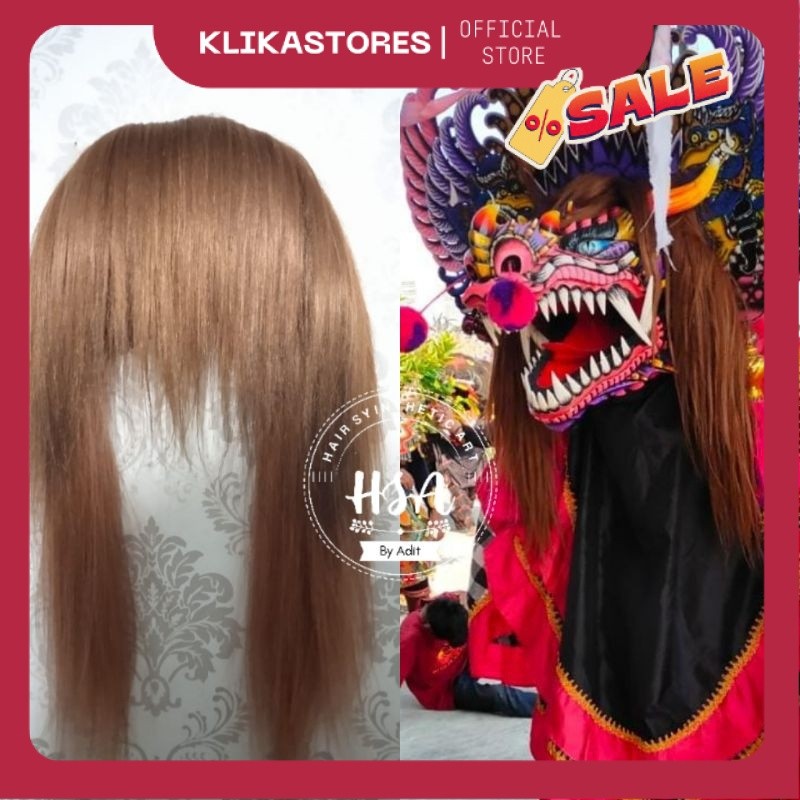 rambut barongan/bando barongan rambut sintetis BR
