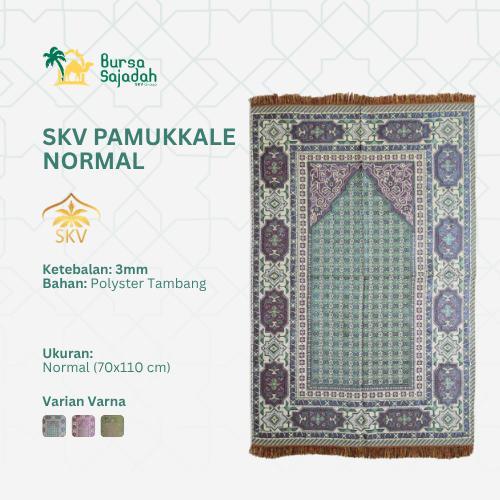Sajadah Turki Pamukkale 110 x 70 cm Sejadah BahanRajut Lembut halus Rumbai Perlengkapan Shalat Oleh-
