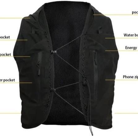 Running Vest  Trail run Vest Running Hiking Treking - S Terlaris