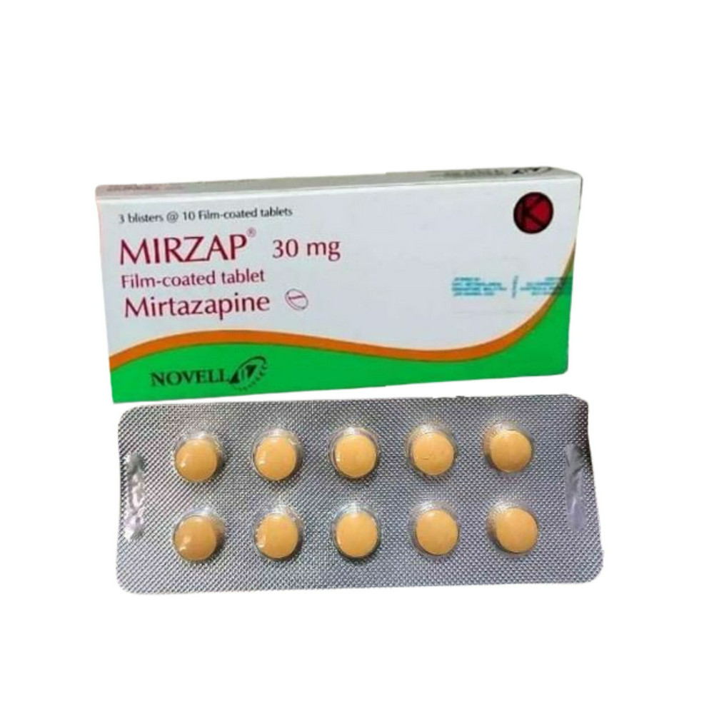 MIRZAP 30 MG 1 BLISTER @ 10 TABLET SALUT SELAPUT