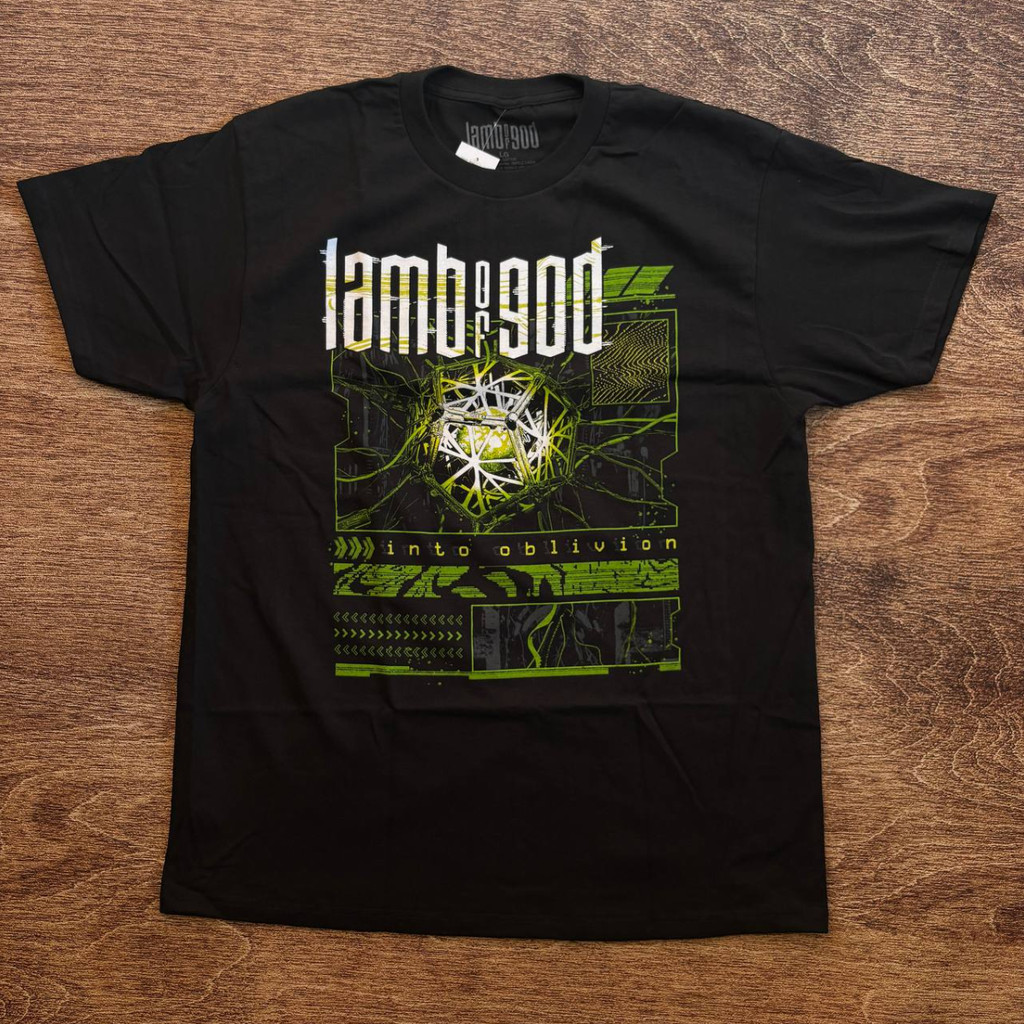 KAOS BAND OFFICIAL LAMB OF GOD - INTO OBLIVION ORIGINAL MERCHANDISE