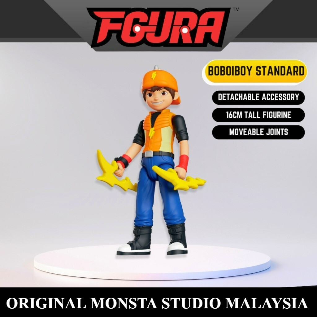 FGURA MONSTA Fgura BoBoiBoy Standard V2 original import malaysia malay mly action figure figura kado