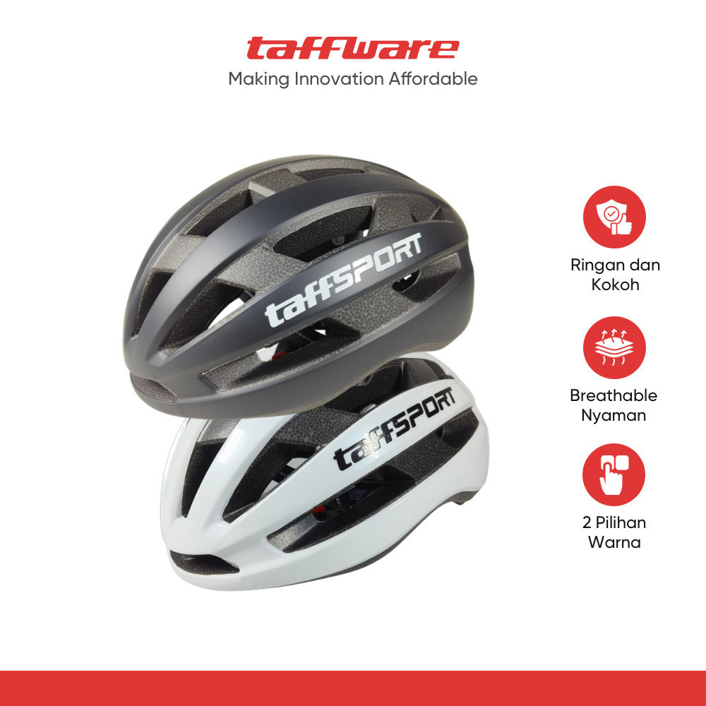 TaffSPORT Helm Sepeda Ultralight Cycling Bike Helmet - Z10