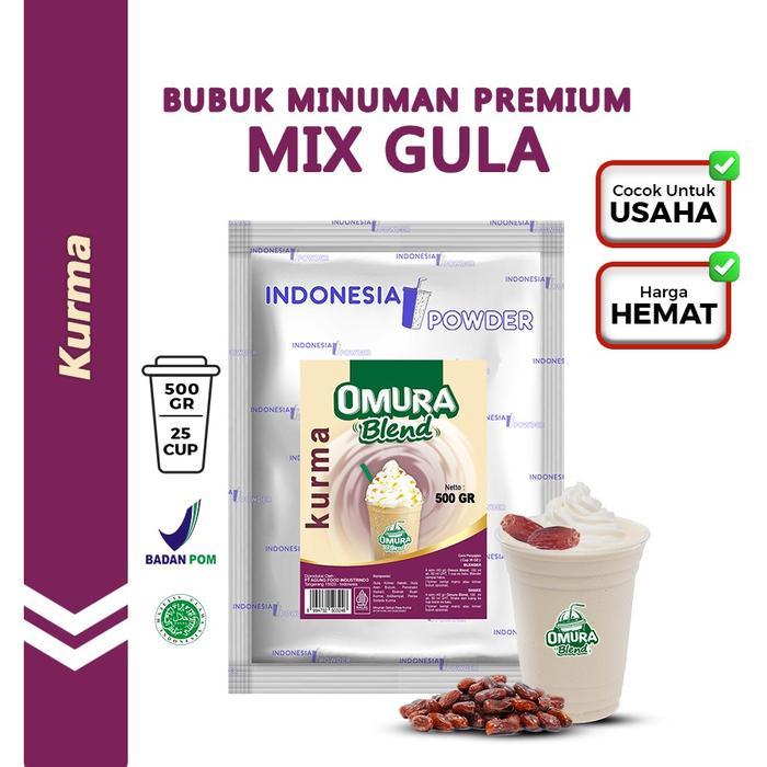 OMURA Bubuk Minuman Premium Rasa Kurma 500 Gr Omura Blend Powder