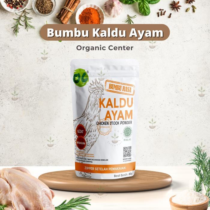 Organic Center Kaldu Non MSG 80Gr - Kaldu MPASI - Kaldu Non MSG - Ayam