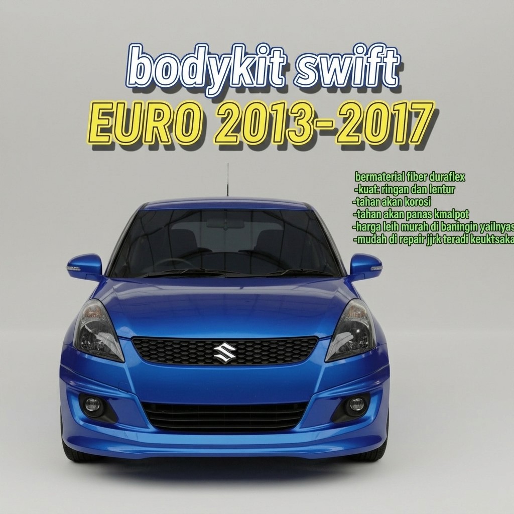 bodykit swift 2013-2017 body kit all new swift euro 2013-2017