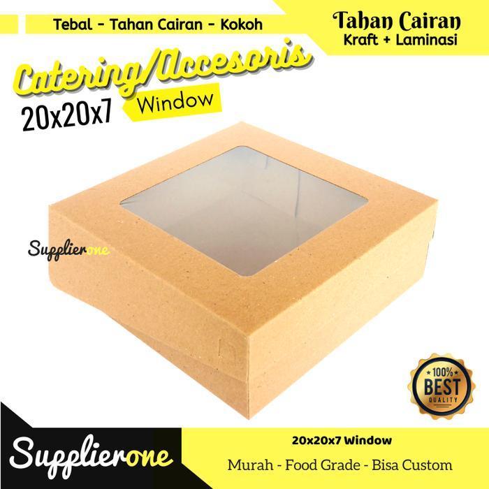 Dus Catering Isi 25 / Box Nasi / Box Nasi / Dus Souvenir ukuran 20x20x7