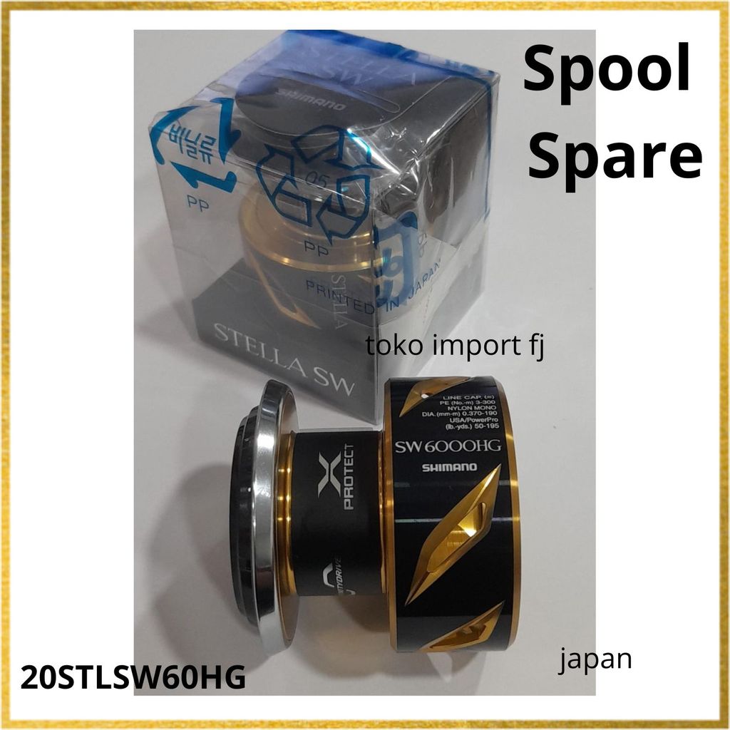 Shimano 20 Stella Sw 6000Hg Spool - 20STLSW60HG Shimano Spare Spool - Sparepart Reel Pancing Shimano