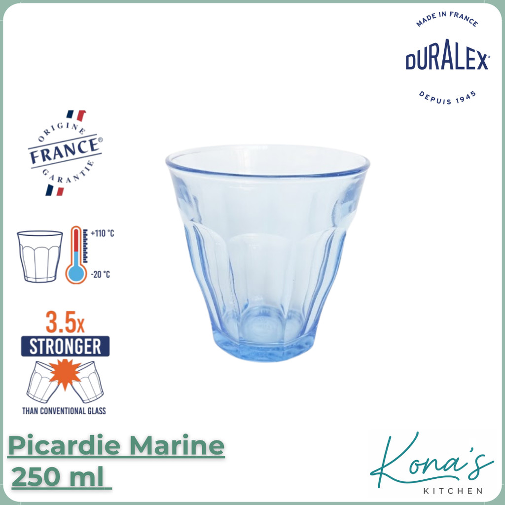 Duralex Picardie Marine 25 CL / Gelas Duralex 250 Ml (1027BC04)