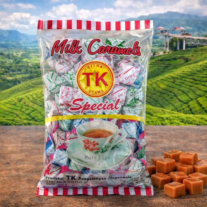 Permen Susu Karamel Pangalengan | Milk Caramel TK | 200 gram | Milk Candy | Kopyes