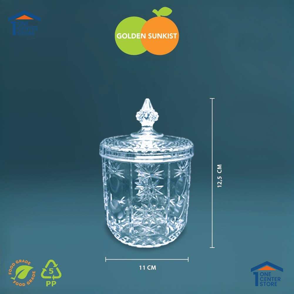 Toples Kue Kering TUM1155 Golden Sunkist Lodong Plastik #OCS