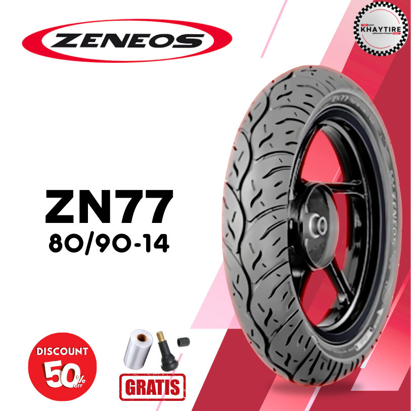 Ban Motor ZENEOS ZN77 80/90 RING 14 Tubeless