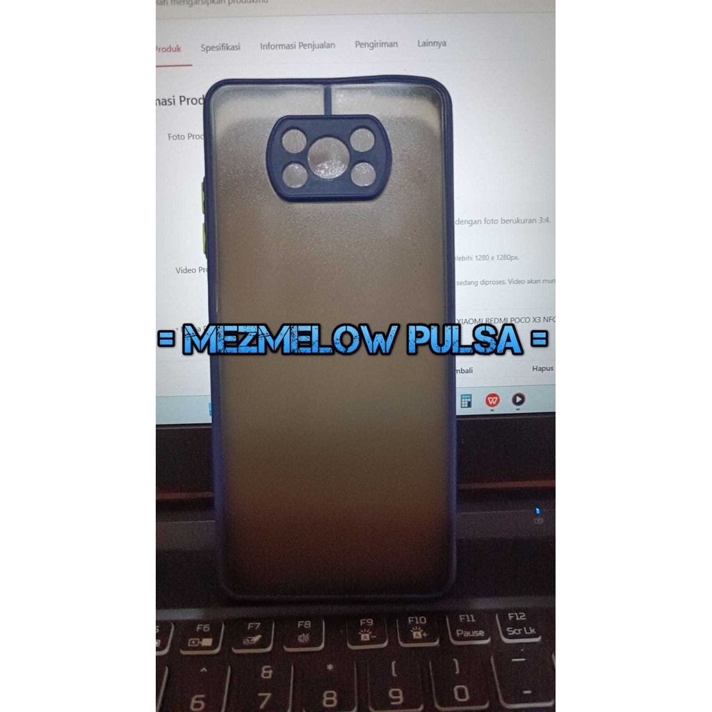 Hard Case Transparant Pelindung Kamera Warna Caseng XIAOMI POCO X3 NFC / POCO X3 PRO - Gambar 2