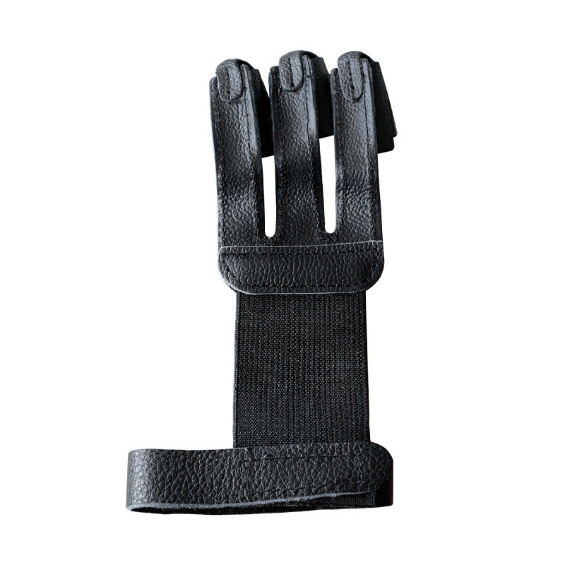 Sarung Tangan Memanah / Kulit Sintetis / Archery Gloves / Untuk Aula Latihan Panahan